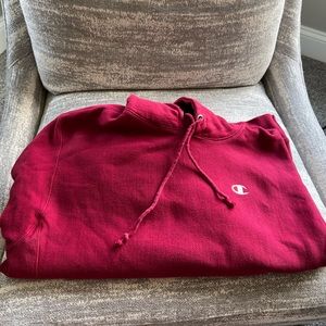 Adult Large Red Champion Hoodie